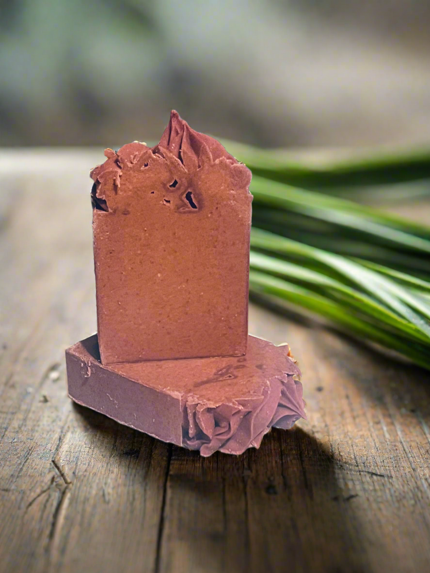 Rhubarb, with lemongrass and Rosemary Essential Oil Blend.