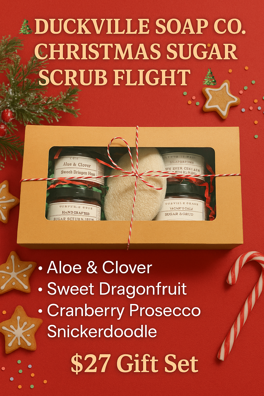 Whipped Goat Milk Sugar Scrub Flight